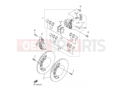 YAMAHA FZ1-N Fazer Naked FZ1-NA FAZER NAKED ABS (22C2) 2008 FRONT BRAKE CALIPER