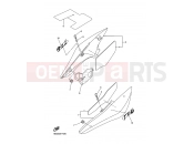YAMAHA FZ6-N Fazer Naked FZ6-NHG FZ6 NAKED HG (5S53) 2008 SIDE COVER