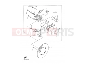 YAMAHA FZ6-N Fazer Naked FZ6-NHG FZ6 NAKED HG (5S53) 2008 REAR BRAKE CALIPER