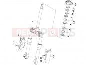 PIAGGIO Beverly 125 Fork/steering tube - Steering bearing unit