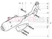 PIAGGIO Beverly 125 RST Silencer