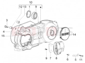 PIAGGIO Beverly 125 RST Transmission cover