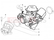 PIAGGIO Beverly 125 Sport karburátor - szívótorok