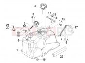 PIAGGIO Beverly 125 Tourer Benzin tank