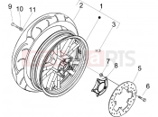PIAGGIO BEVERLY 250 ie SPORT Rear wheel