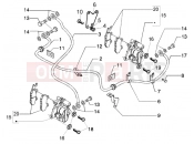 PIAGGIO Beverly 250 RST Brake calipers - brake pipes