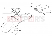 PIAGGIO Beverly 250 RST Front and rear mudguard