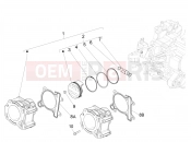 PIAGGIO Beverly 350 4V ie Cylinder-piston-wrist pin unit