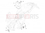 PIAGGIO Beverly 350 4V ie Remote control switches - Battery - Horn