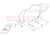 PIAGGIO BV 250 MY2005 (U.S.A.) saddle-tools kit- sattel-