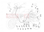 PIAGGIO BV 250 Tourer 2008 (U.S.A.) kábelezés