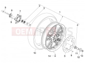 PIAGGIO BV 300 ie Tourer (U.S.A.) Front wheel
