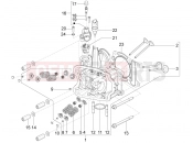 PIAGGIO BV 350 4T 4V ie E3 ABS ( USA / CA ) Head unit - Valve