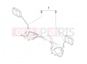 PIAGGIO BV 500 Tourer ( USA / CA ) Driving mirror/s