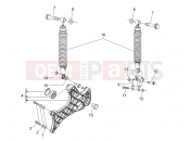 PIAGGIO Carnaby 125 Rear suspension - Shock absorber/s