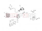 PIAGGIO Carnaby 125 Voltage Regulators - Electronic Control Units (ecu) - H.T. Coil