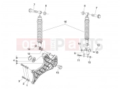 PIAGGIO Carnaby 250 ie Rear suspension - Shock absorber/s