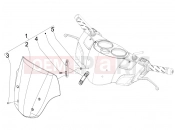 PIAGGIO Carnaby 250 ie Windshield - Glass