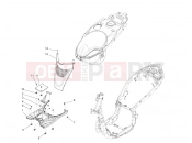 PIAGGIO Carnaby 300 ie Cruiser Central cover - Footrests