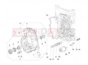 PIAGGIO Carnaby 300 ie Cruiser Flywheel magneto cover - Oil filter