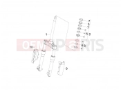 PIAGGIO Carnaby 300 ie Cruiser Fork/steering tube - Steering bearing unit