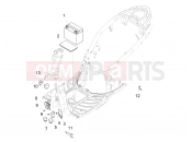 PIAGGIO Carnaby 300 ie Cruiser Remote control switches - Battery - Horn