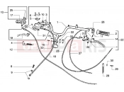 PIAGGIO Diesis 100 Handlebars component parts-Transmissions