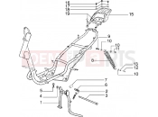 PIAGGIO Diesis 100 Rear shock absorber-Stand