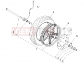PIAGGIO Fly 100 Front wheel
