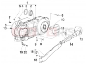 PIAGGIO Fly 125  Crankcase cover - Crankcase cooling