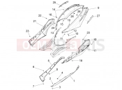 PIAGGIO Fly 125 4T/3V ie Side cover - Spoiler