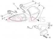PIAGGIO Fly 150 (U.S.A.) rear lights