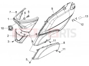 PIAGGIO Fly 150 (U.S.A.) seitenverkleidungs