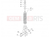 PIAGGIO Fly 150 Rear suspension - Shock absorber/s