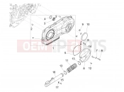 PIAGGIO Fly 150 3V ie Crankcase cover - Crankcase cooling