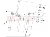 PIAGGIO Fly 150 Fork/steering tube - Steering bearing unit