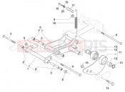 PIAGGIO Fly 150 Swinging arm