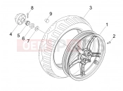 PIAGGIO Fly 50 4T Rear wheel