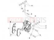 PIAGGIO Fly 50 4T Brakes pipes - Calipers