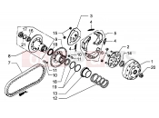 PIAGGIO Driven pulley shaft