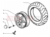 PIAGGIO Front wheel