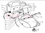 PIAGGIO ülés