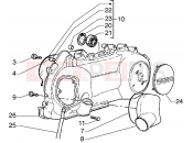 PIAGGIO ékszíjfedél - variováltó hűtés