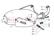 PIAGGIO Exhaust pipe