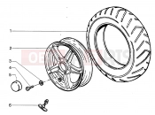 PIAGGIO Front wheel