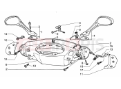 PIAGGIO Handlebar cover