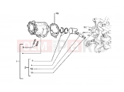PIAGGIO Cylinder-piston-wrist pin, assy