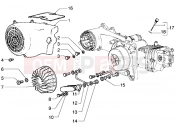 PIAGGIO Cooling hood - Oil cooler