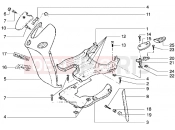 PIAGGIO Front shield-Footboard-Spoiler