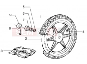 PIAGGIO Rear wheel